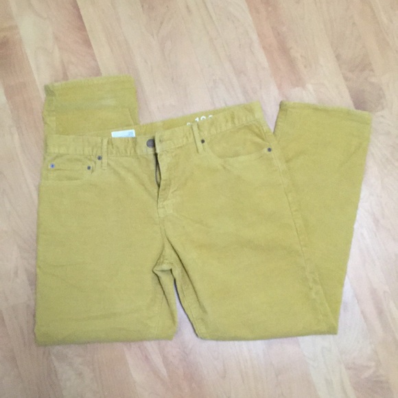 GAP Pants - GAP corduroy mustard yellow pants